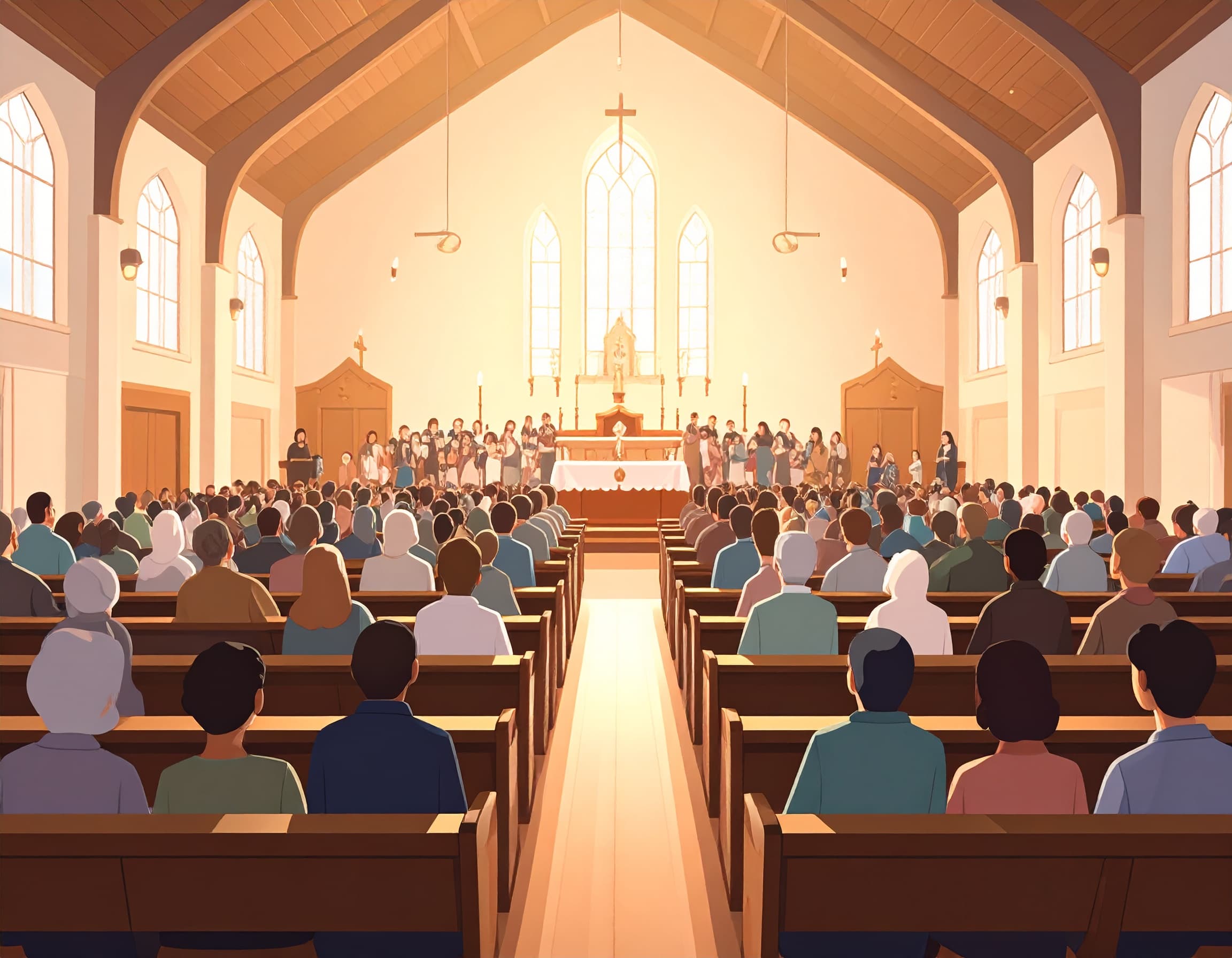 Church community gathering